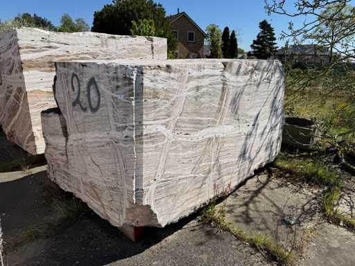 Blok marmer - Voorraad natuursteen