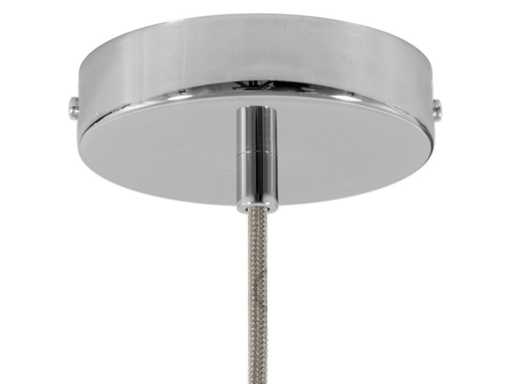 (111x) Plafondkap Chrome 1 aansluiting