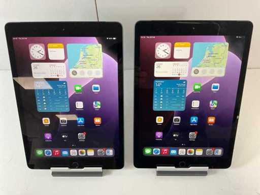 Apple iPad 7th Gen - WiFi + Cellular - 32 GB - Space Gray (2x)