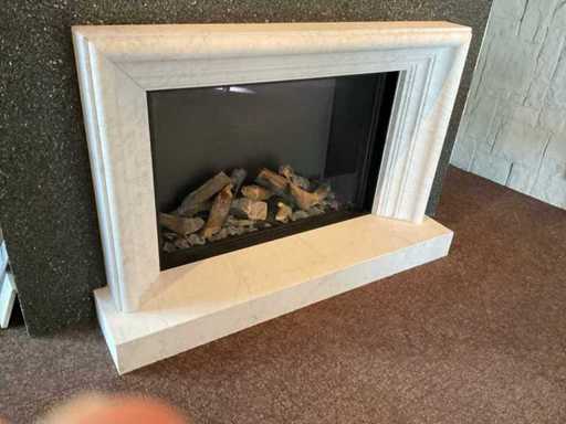 Șemineu din piatră naturală