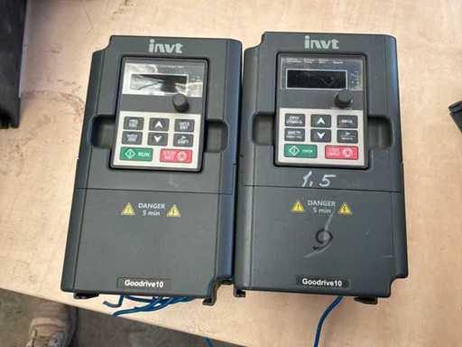 INVT GD10-1R5G-4B Frequenzwandler (2x)