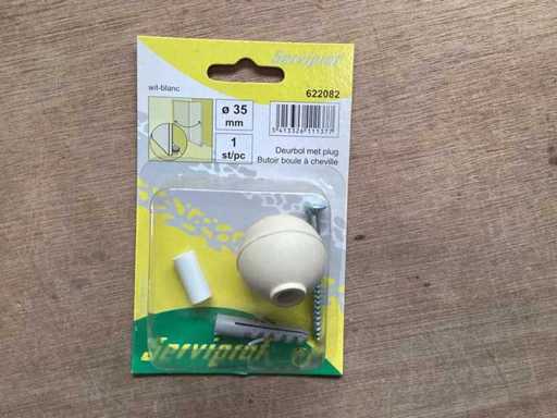 Serviprof Türpuffer Gummi weiß (200x)