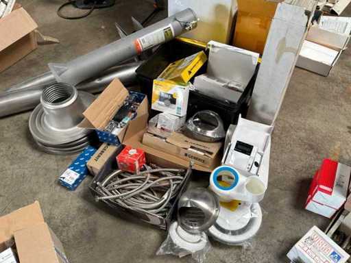 Charge von Installationsmaterialien