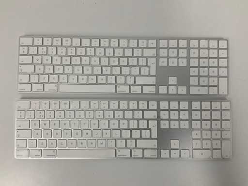 Apple - Magiczna klawiatura QWERTY z polem numerycznym (2x)