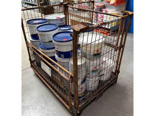 Trimetaal tinten bases. Verven en kitten