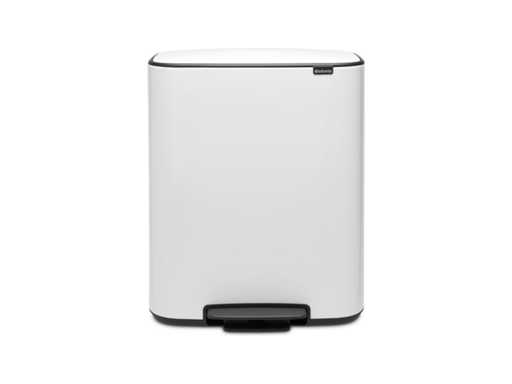 Brabantia Bo Trash Can - 60 liters - White