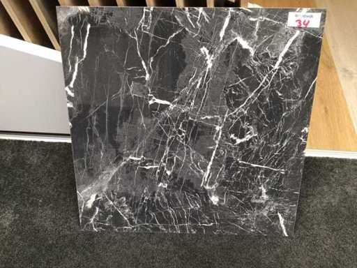 Kutahya Alkazar Karbon Gepolijst Vloertegel 60x60 cm 54 m²