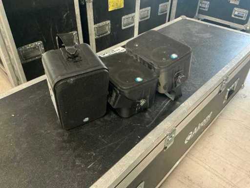 M50T db noir 100V - 10W enceinte avec support (3x)