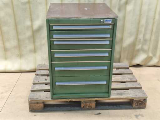 GÖDDE KOMPAKT Werkstattschrank 6-Schubladen mit Inhalt