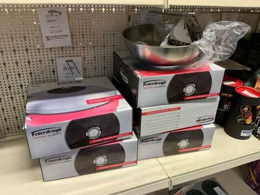 Feuerdesign Glaspandendeckel (5x)