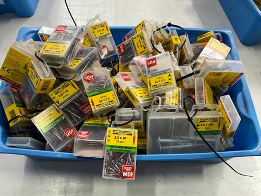 Rotadrill Różne ze stali nierdzewnej, ocynkowanej i mosiądzu (100x)