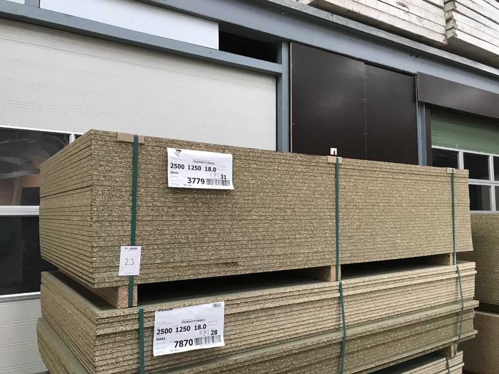 Spaanplaat groen (31x)