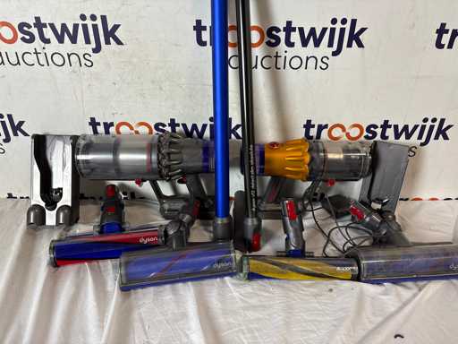 Dyson V11 Total Clean Zakloos 0,76 l Blauw + Dyson V15s Detect Submarine - Steelstofzuiger