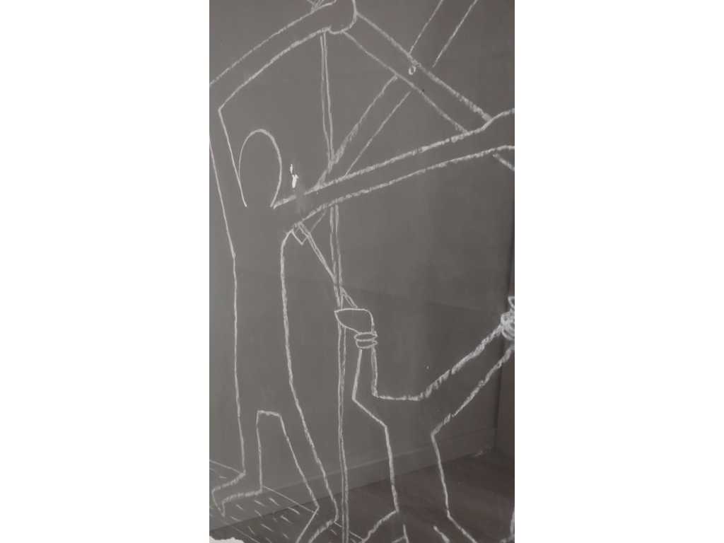 Keith Haring – Dessin de métro XXL