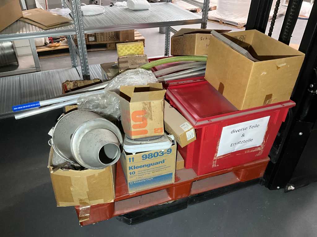 Lots of spare parts for mixers and miscellaneous