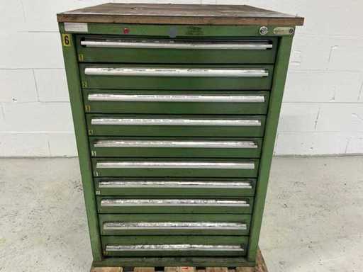 Gereedschapladen kast met inhoud