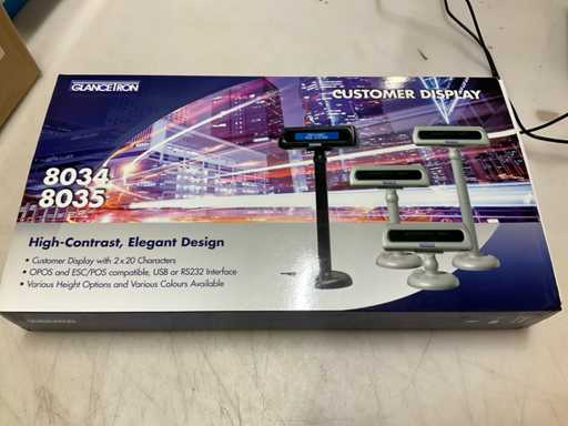 Glancetron 8034/8035 Customer display