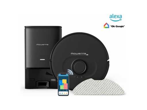Rowenta X-Plorer Serie 75S+ Robotstofzuiger met Leeg- en oplaadstation