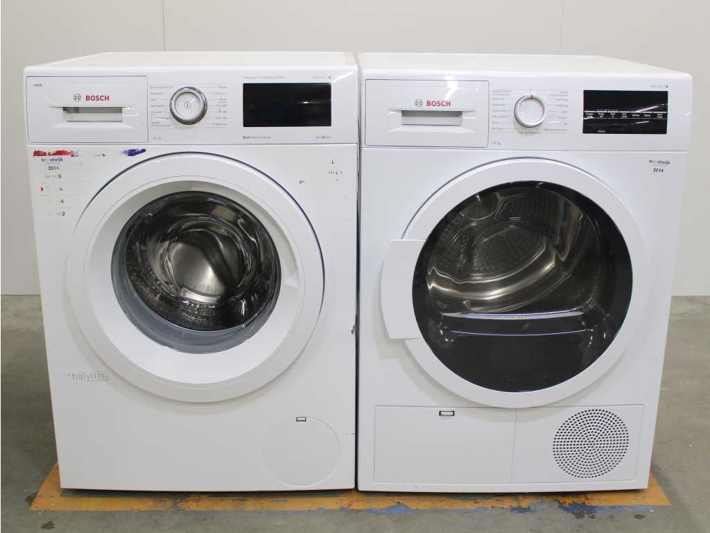 Bosch Serie|6 i-Dos EcoSilence Drive Washer & Bosch Serie|6 Dryer