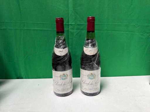 Clos de la Roche Grand Cru 1967 – Maison Albert Brenot (umăr înalt) (2x)