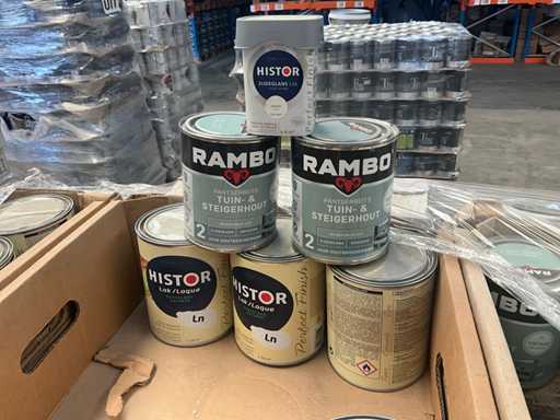 Batch of various paint