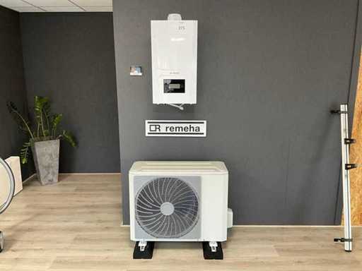 Remeha Elga Ace all-in-one, hybrydowa pompa ciepła 28°C powietrze/woda 4kW