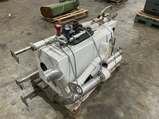 Zentralheizungskessel mit Zubehör