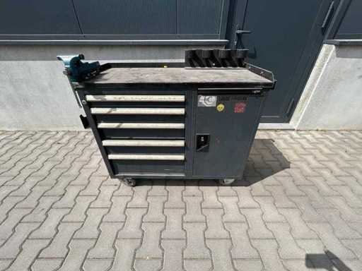 Werkzeugwagen + Schraubstock