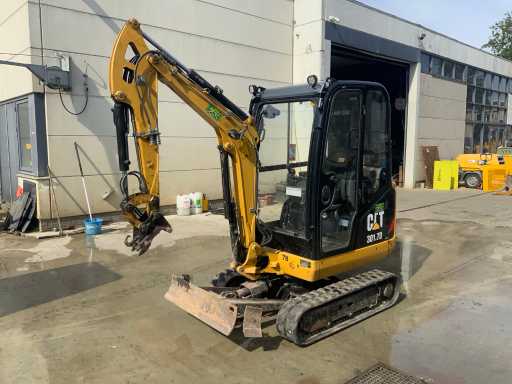 2017 Caterpillar 301.7D Mini rupsgraafmachine