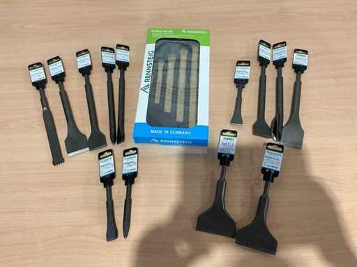 Outils manuels Rennsteig Ciseaux en pierre + Ciseaux en pierre SDS