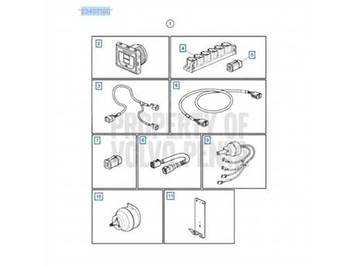 Volvo Penta EVC main station steering kit twin engine IPS - 23407160