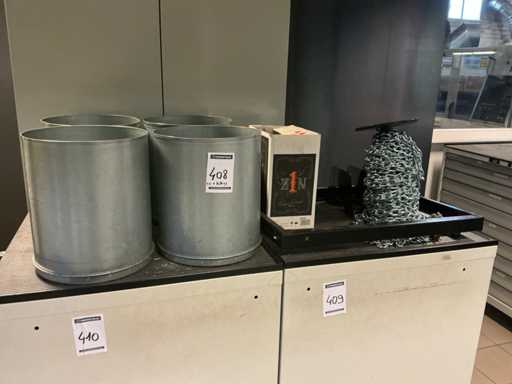 Galva papieremmer en ketting op rol (4x)