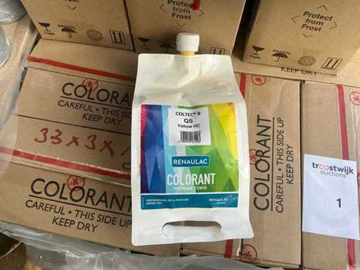 Renaulac Coltec B QS Yellow HC 1000ml peinture machine (99x)