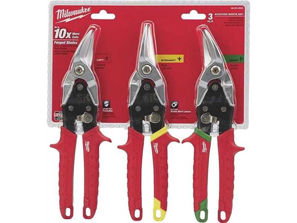 Milwaukee - tin scissors set