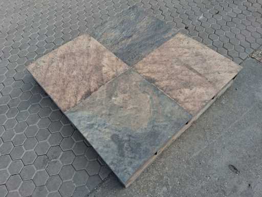 Ceramiczne płytki ogrodowe (ok. 50m²)