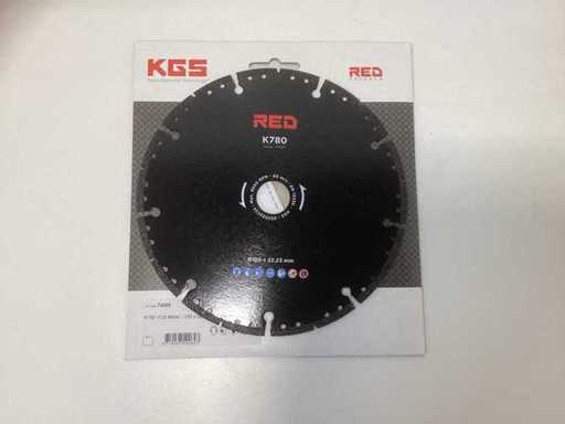 KGS RED Diamantslijpschijf 180mm