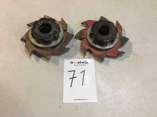 Outil de défonceuse Leitz (2x)