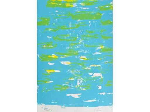 Hugo Claus - Fugue - colour screen printing