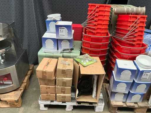 Batch of various catering supplies