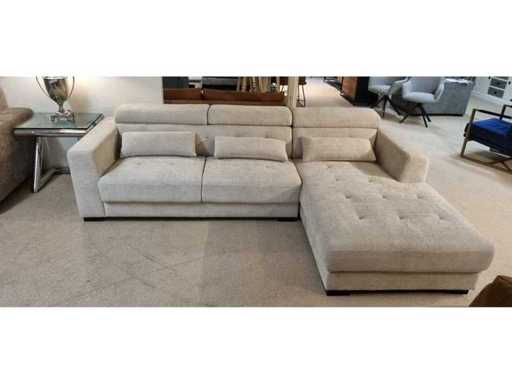 Fotel Taupe po prawej – 2810 x 180 cm – Boucle Taupe – Fotel Lounge Right