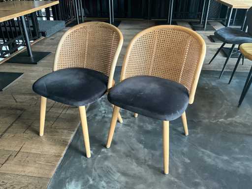 Restaurant Chair Rattan Roel (2x)