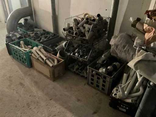 Large batch of PVC sleeves and couplings