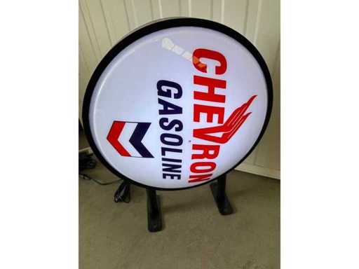 Chevron - Gasoline - Verlichtingsbord