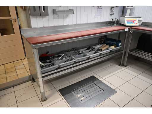 Table de découpe en acier inoxydable