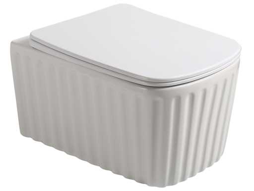 Mawialux inbouw wandcloset met closetzitting - Glans wit