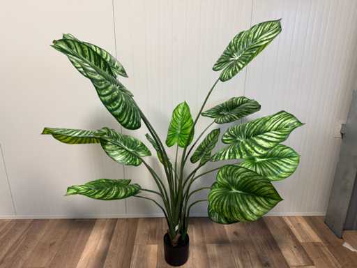 Real touch Philodendron White Green Sztuczna roślina (165 cm wysokości)