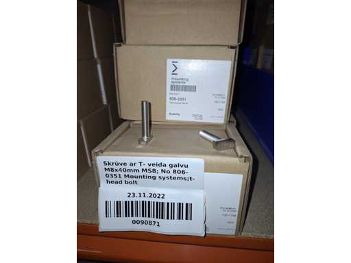 M8x40mm MS8 - Fixtures MS8 PV (ground system), mounting systems