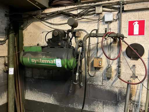 Westfalia-System an der Vakuumpumpe