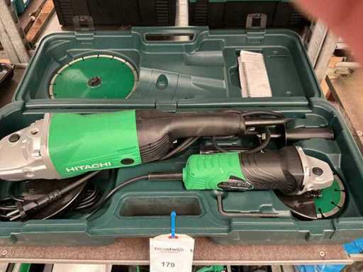 Hitachi G 23SW + G13SR3 Angle grinder (2x)