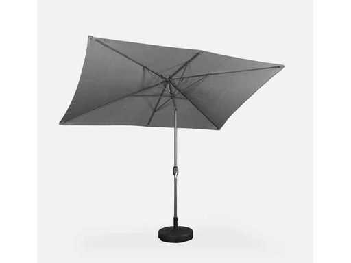 sweeek - Anthracite de touquet - Parasol rectangulaire